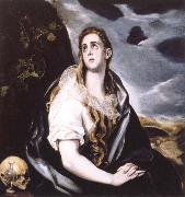 El Greco the repentant magdalen oil painting